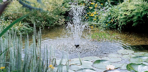 Fontaine en situation