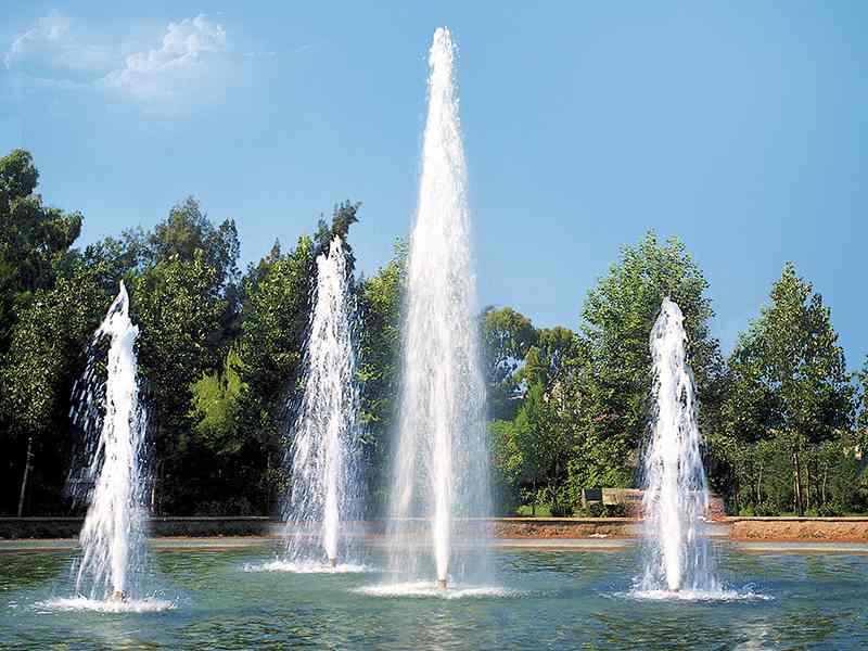 Fontaine en situation